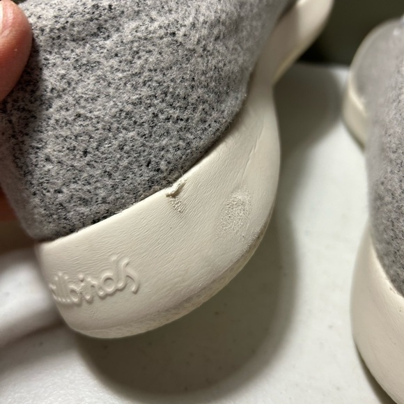 Allbirds Wool Runners Womens Sneakers Size 10 Light GRAY - Picture 7 of 8
